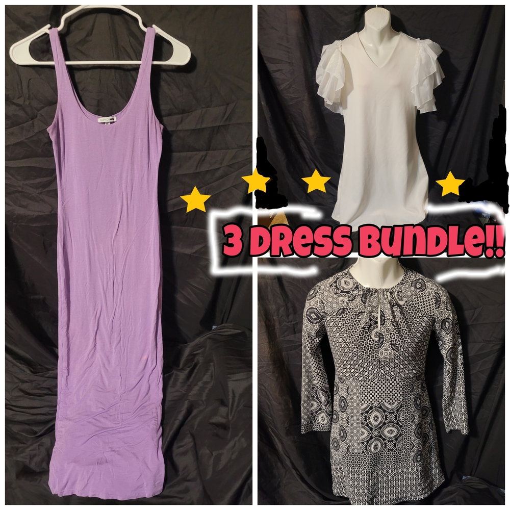 🥳3 Dress Bundle!!!!! 3 Ladies Dresses, Size Small🥳